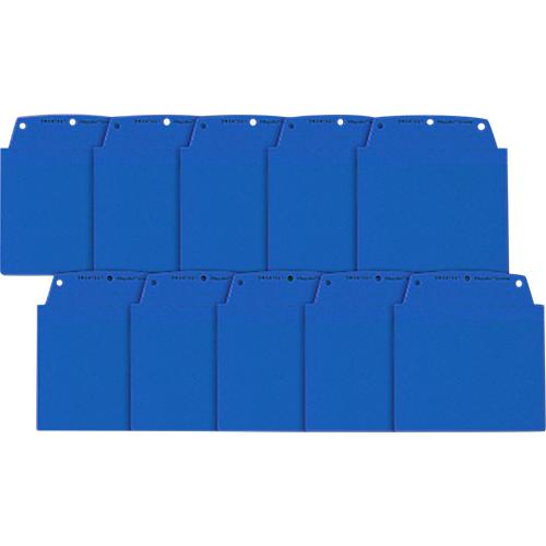Orgatex Sichttaschen, A6 quer, blau, 10 St.