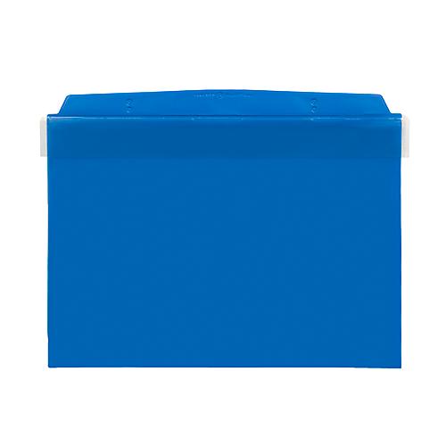 Orgatex Sichttaschen, m. Klappe, A5 quer, blau, 10 St.