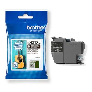 Original Brother Tintenpatrone LC-421XLBK, Einzelpack, schwarz Original Brother Tintenpatrone LC-421XLBK, Einzelpack, schwarz
