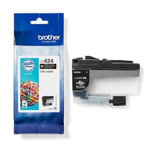 Original Brother Tintenpatrone LC-424BK, Einzelpack, schwarz Original Brother Tintenpatrone LC-424BK, Einzelpack, schwarz