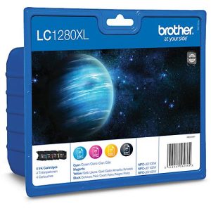 Original Brother Tintenpatronen LC-1280XL CMYK, Mixpack, cyan, magenta, gelb, schwarz Original Brother Tintenpatronen LC-1280XL CMYK, Mixpack, cyan, magenta, gelb, schwarz