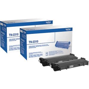 Original Brother Toner TN-2310, Doppelpack, schwarz Original Brother Toner TN-2310, Doppelpack, schwarz