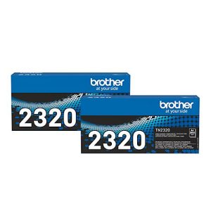 Original Brother Toner TN-2320, Doppelpack, schwarz Original Brother Toner TN-2320, Doppelpack, schwarz