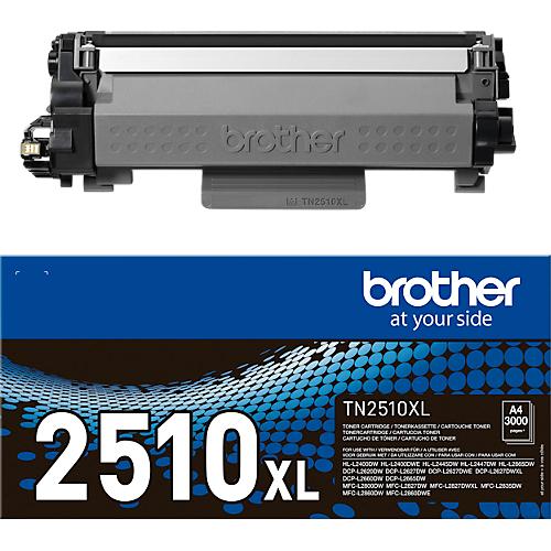 Original Brother Toner TN-2510XL, bis zu 3000 A4-Seiten, schwarz