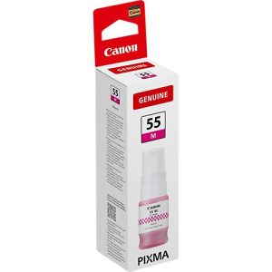Original Canon Tintenflasche GI-55 M (6290C001), 40 ml, bis zu 3000 Seiten, magenta Original Canon Tintenflasche GI-55 M (6290C001), 40 ml, bis zu 3000 Seiten, magenta