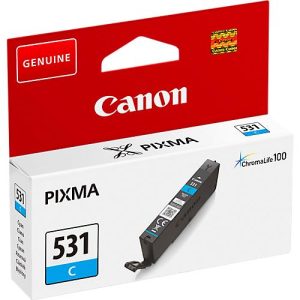 Original Canon Tintenpatrone CLI-531C (6119C001), bis zu 515 Seiten, Einzelpack, cyan Original Canon Tintenpatrone CLI-531C (6119C001), bis zu 515 Seiten, Einzelpack, cyan