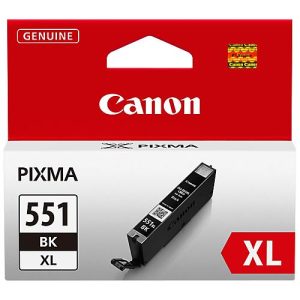 Original Canon Tintenpatrone CLI-551BK XL, Einzelpack, schwarz Original Canon Tintenpatrone CLI-551BK XL, Einzelpack, schwarz