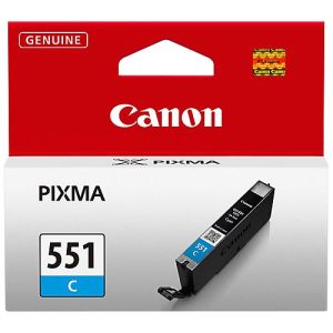 Original Canon Tintenpatrone CLI-551C, Einzelpack, cyan Original Canon Tintenpatrone CLI-551C, Einzelpack, cyan