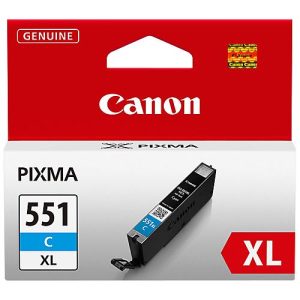 Original Canon Tintenpatrone CLI-551C XL, Einzelpack, cyan Original Canon Tintenpatrone CLI-551C XL, Einzelpack, cyan