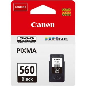 Original Canon Tintenpatrone PG-560, Einzelpack, schwarz Original Canon Tintenpatrone PG-560, Einzelpack, schwarz