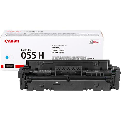 Original Canon Toner 055H, Einzelpack, cyan