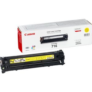 Original Canon Toner 716Y, Einzelpack, gelb Original Canon Toner 716Y, Einzelpack, gelb