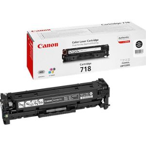 Original Canon Toner 718BK, Einzelpack, schwarz Original Canon Toner 718BK, Einzelpack, schwarz