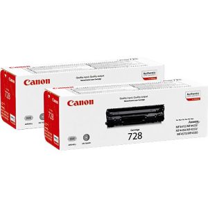 Original Canon Toner 728, Doppelpack, schwarz Original Canon Toner 728, Doppelpack, schwarz