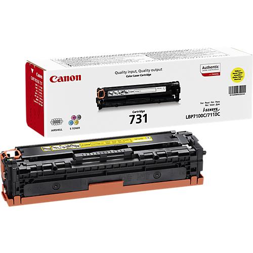 Original Canon Toner 731Y, Einzelpack, gelb