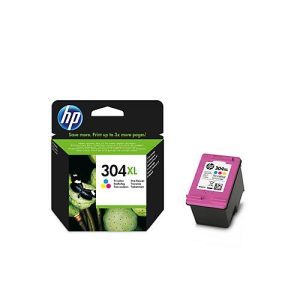 Original HP Tintenpatrone 304XL CMY, Einzelpack, Tri-Colour Original HP Tintenpatrone 304XL CMY, Einzelpack, Tri-Colour