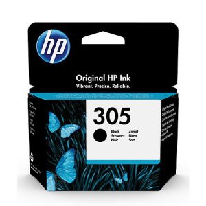 Original HP Tintenpatrone 305, Einzelpack, schwarz-pigmentiert Original HP Tintenpatrone 305, Einzelpack, schwarz-pigmentiert