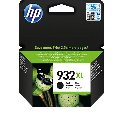 Original HP Tintenpatrone 932XL, Einzelpack, schwarz
