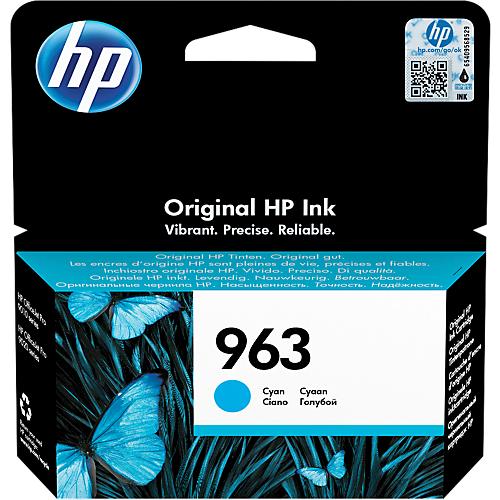 Original HP Tintenpatrone 963, Einzelpack, cyan