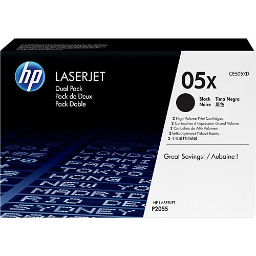 Original HP Toner 05X, Doppelpack, schwarz