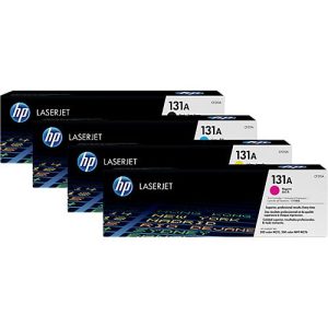 Original HP Toner 131A CMYK, Mixpack, schwarz, cyan, magenta, gelb Original HP Toner 131A CMYK, Mixpack, schwarz, cyan, magenta, gelb