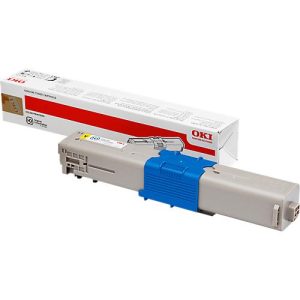 Original Oki Toner 44469704, Einzelpack, gelb Original Oki Toner 44469704, Einzelpack, gelb