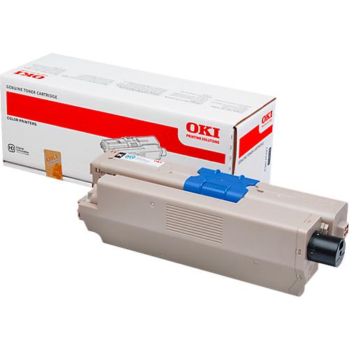 Original Oki Toner 44973536, Einzelpack, schwarz