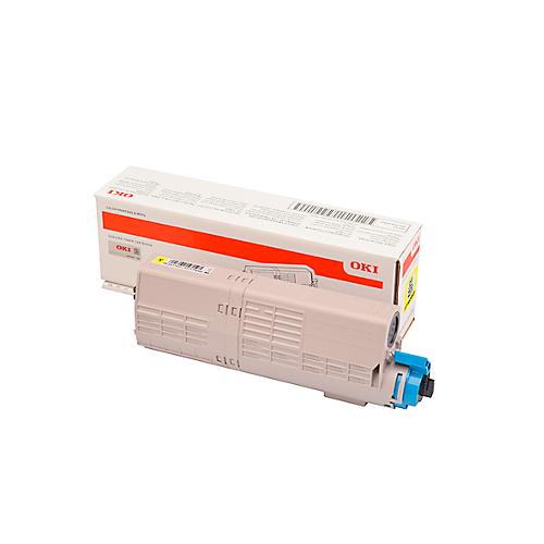 Original Oki Toner 46490605, Einzelpack, gelb