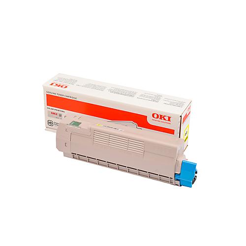 Original Oki Toner 46507505, Einzelpack, gelb