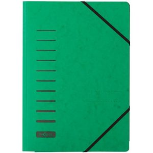 PAGNA Eckspannmappe, DIN A4, 3 Einschlagklappen, einzeln, grün PAGNA Eckspannmappe, DIN A4, 3 Einschlagklappen, einzeln, grün