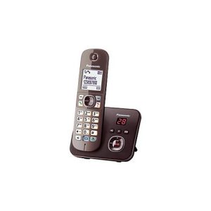 Panasonic KX-TG6821 – Schnurlostelefon – Anrufbeantworter mit Rufnummernanzeige – DECT – Mokkabraun Panasonic KX-TG6821 – Schnurlostelefon – Anrufbeantworter mit Rufnummernanzeige – DECT – Mokkabraun