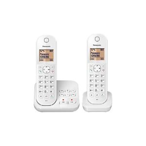 Panasonic KX-TGC422G – Schnurlostelefon – Anrufbeantworter mit Rufnummernanzeige – DECT – weiß + zusätzliches Handset Panasonic KX-TGC422G – Schnurlostelefon – Anrufbeantworter mit Rufnummernanzeige – DECT – weiß + zusätzliches Handset