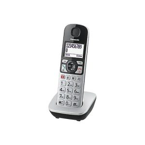 Panasonic KX-TGE510 – Schnurlostelefon mit Rufnummernanzeige – DECTGAP – Schwarz, Silber Panasonic KX-TGE510 – Schnurlostelefon mit Rufnummernanzeige – DECTGAP – Schwarz, Silber