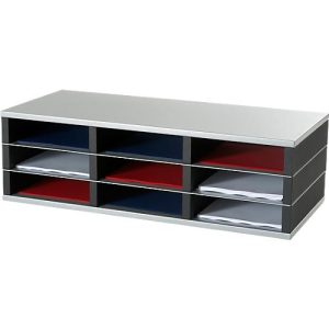 PAPERFLOW Sortierstation, DIN A4, Stahl/Polystyrol, 9 Fächer PAPERFLOW Sortierstation, DIN A4, Stahl/Polystyrol, 9 Fächer