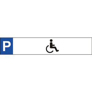 Parkplatzschild, Behindertenzeichen