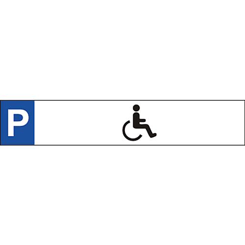 Parkplatzschild, Behindertenzeichen