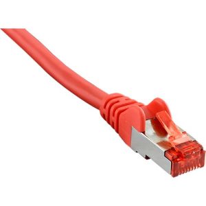 Patch-Kabel CAT6 S/FTP 1 m, rot Patch-Kabel CAT6 S/FTP 1 m, rot