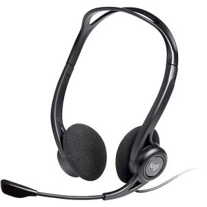 PC Headset Logitech 960 USB, binaural, kabelgebunden, Mikrofon mit Rauschunterdrückung, schwarz PC Headset Logitech 960 USB, binaural, kabelgebunden, Mikrofon mit Rauschunterdrückung, schwarz