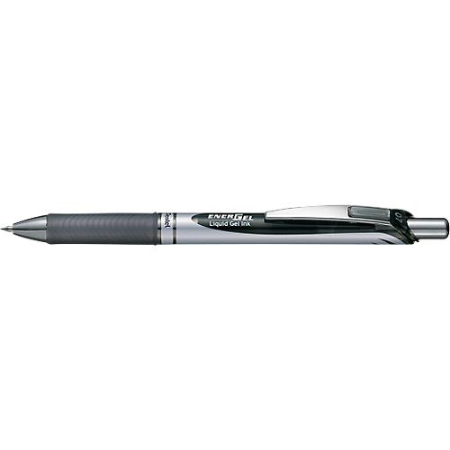 Pentel Gel-Tintenroller EnerGel BL 77, schwarz, 12 St.