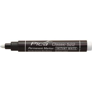 Permanentmarker Pica INSTANT-WHITE, weiß, wasserfest, 10 Stück mit Strichstärken von 1-4 mm Permanentmarker Pica INSTANT-WHITE, weiß, wasserfest, 10 Stück mit Strichstärken von 1-4 mm