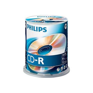 Philips CR7D5NB00 – 100 x CD-R – 700 MB (80 Min) 52x – Spindel Philips CR7D5NB00 – 100 x CD-R – 700 MB (80 Min) 52x – Spindel