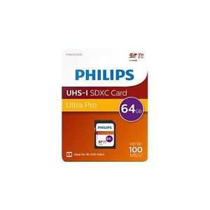 Philips Ultra Pro FM64SD65B – Flash-Speicherkarte – 64 GB – Video Class V30 / UHS-I U3 / Class10 – SDXC UHS-I Philips Ultra Pro FM64SD65B – Flash-Speicherkarte – 64 GB – Video Class V30 / UHS-I U3 / Class10 – SDXC UHS-I