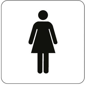 Piktogramm ‚Frauen‘, selbstklebend