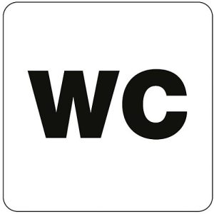 Piktogramm ‚WC‘, selbstklebend Piktogramm ‚WC‘, selbstklebend
