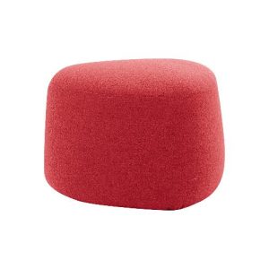 Polstermöbel Leyform GOGO Pouf, klein, oval, B 550 x T 515 x H 440 mm, mit Gleitern, Stoffbezug, rot Polstermöbel Leyform GOGO Pouf, klein, oval, B 550 x T 515 x H 440 mm, mit Gleitern, Stoffbezug, rot