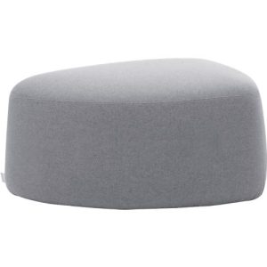 Polstermöbel Leyform GOGO Pouf, mittel, oval, B 980 x T 910 x H 440 mm, mit Gleitern, Stoffbezug, grau Polstermöbel Leyform GOGO Pouf, mittel, oval, B 980 x T 910 x H 440 mm, mit Gleitern, Stoffbezug, grau