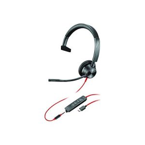 Poly Blackwire 3315-M – Blackwire 3300 series – Headset – On-Ear – kabelgebunden – 3,5 mm Stecker, USB-C Poly Blackwire 3315-M – Blackwire 3300 series – Headset – On-Ear – kabelgebunden – 3,5 mm Stecker, USB-C
