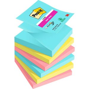 Post-it® Haftnotizen 3 M Cosmic R330-6SS-COS, 76 x 76 mm, farbig, 6 Blöcke á 90 Blatt Post-it® Haftnotizen 3 M Cosmic R330-6SS-COS, 76 x 76 mm, farbig, 6 Blöcke á 90 Blatt