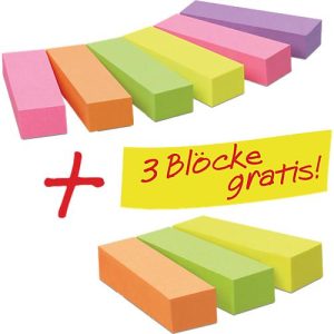 Post it Haftnotizen-Blöcke Page Marker 670-6, 15 x 50 mm, 6 Stück + 3 Haftnotizen-Blöcke GRATIS Post it Haftnotizen-Blöcke Page Marker 670-6, 15 x 50 mm, 6 Stück + 3 Haftnotizen-Blöcke GRATIS