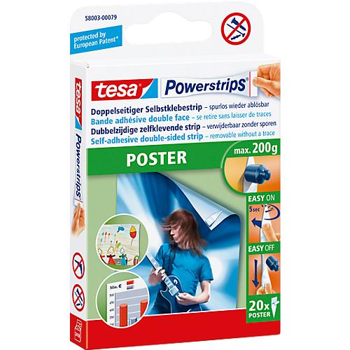 Powerstrips von tesa®, 200 g Haltekraft je Strip, 20 Stück